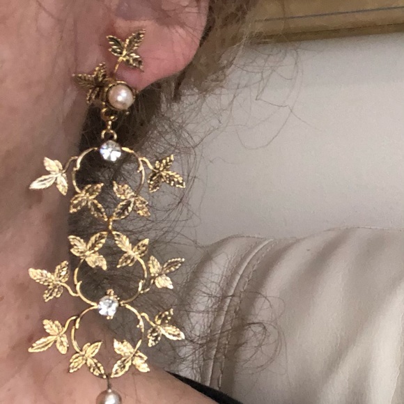 Anthropologie Trellis Statement Earrings - Picture 3 of 5